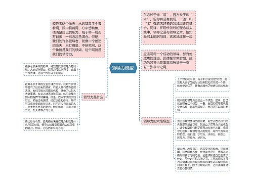 领导力模型 