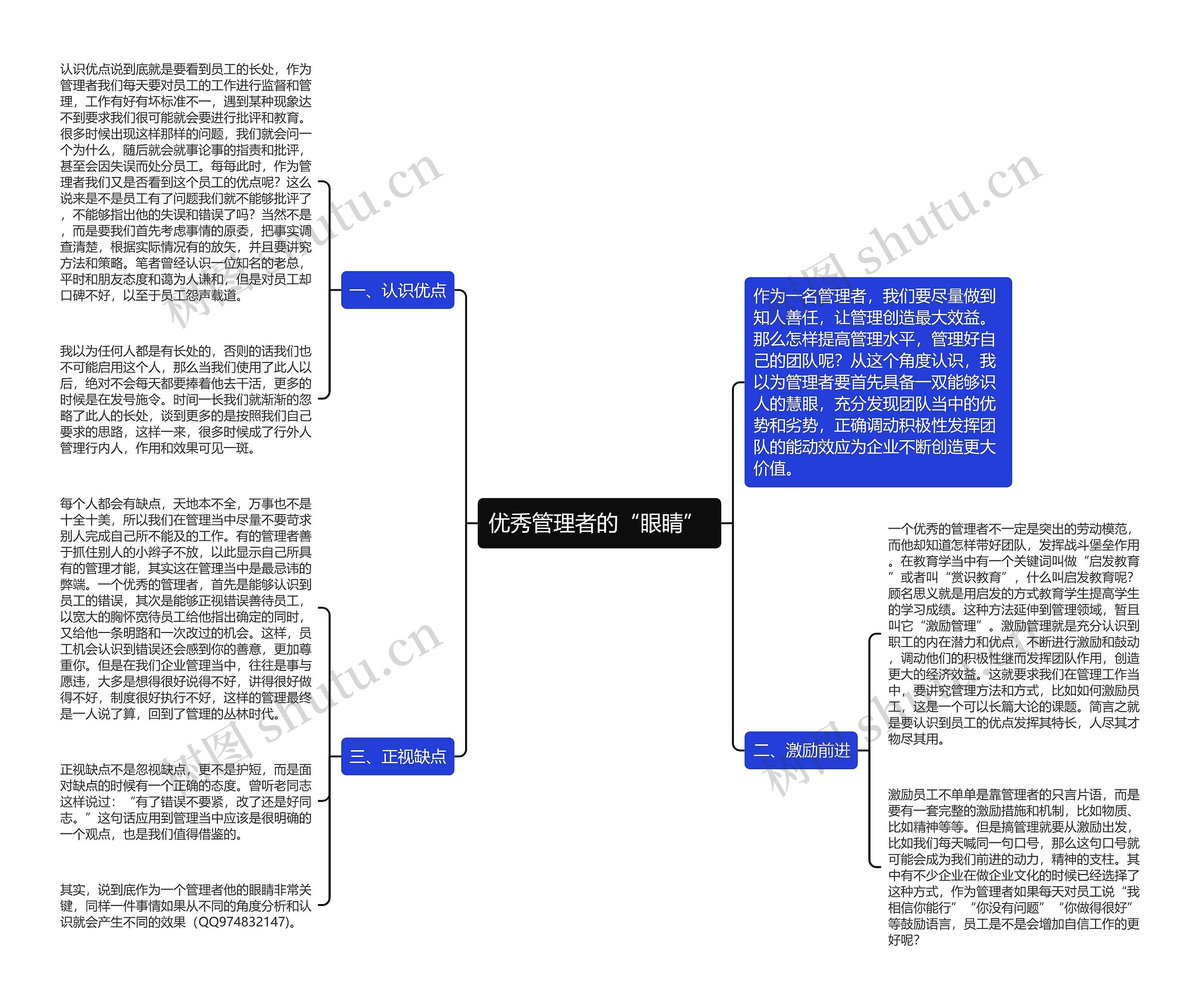 优秀管理者的“眼睛” 