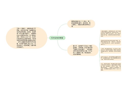 无中生有的智慧 