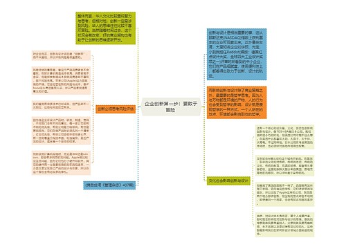 企业创新第一步：要敢于冒险 