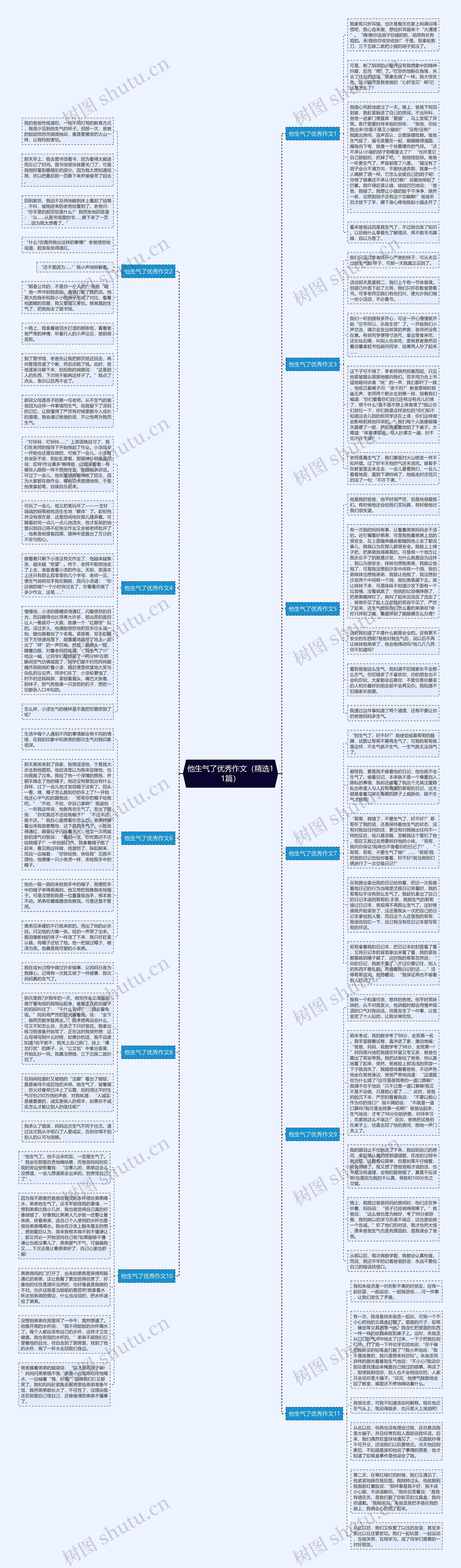他生气了优秀作文（精选11篇）思维导图