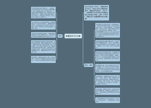 诺基亚的3G之痛 