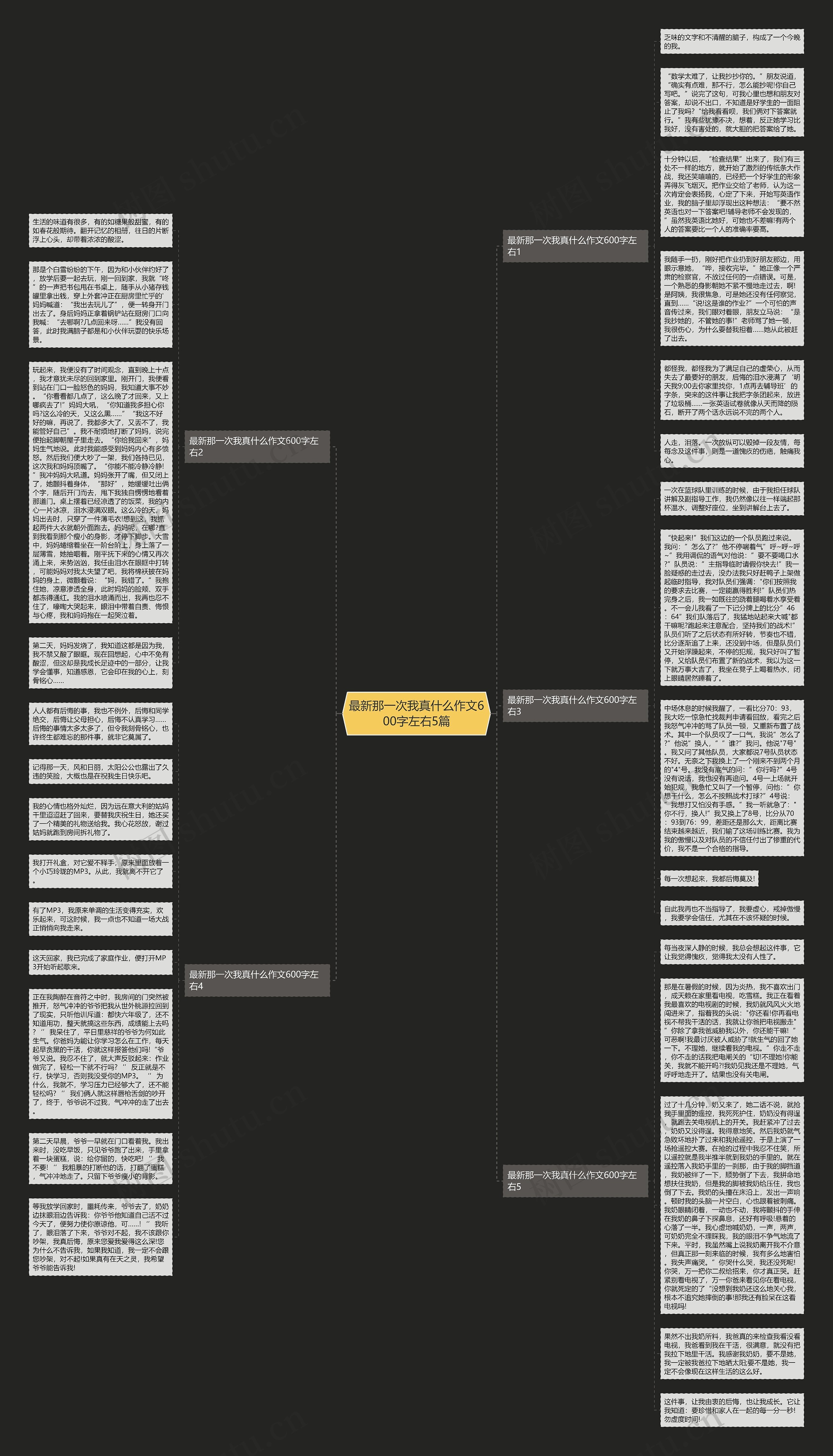 最新那一次我真什么作文600字左右5篇