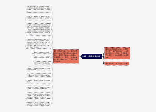 书摘：领导者是仆人 