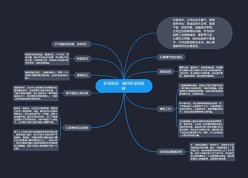 职场秘诀：端好职场铁饭碗 