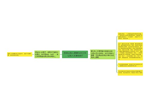 怎样让别人愿意为你工作，让别人乐意效劳？ 