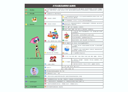 才艺比赛活动策划方案通用