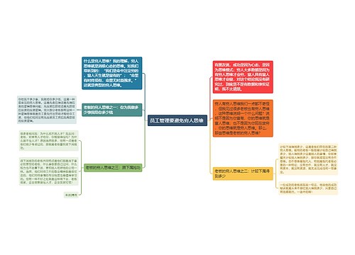 员工管理要避免穷人思维 