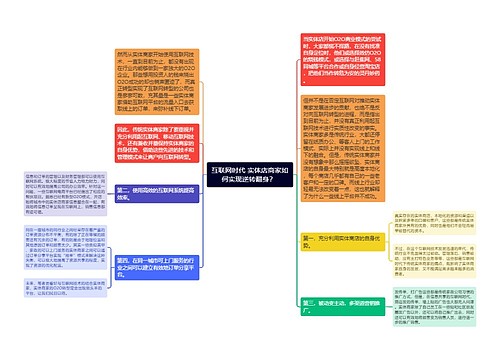 互联网时代 实体店商家如何实现逆转翻身？ 