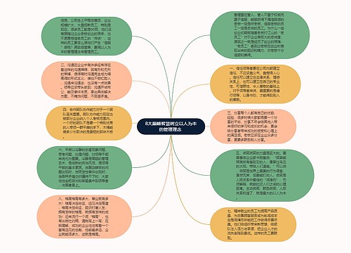 8大巅峰智慧树立以人为本的管理理念 