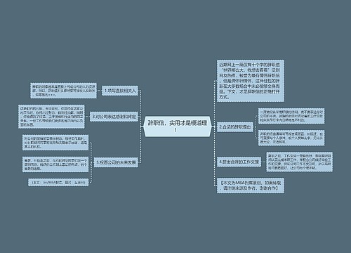 辞职信，实用才是硬道理！ 