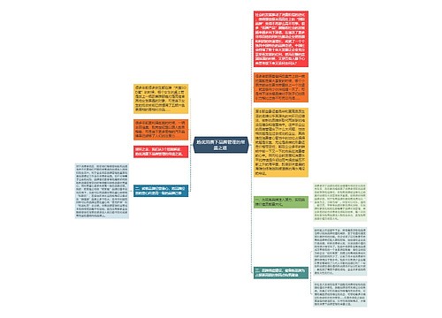 趋优消费下品牌管理的常盛之道 