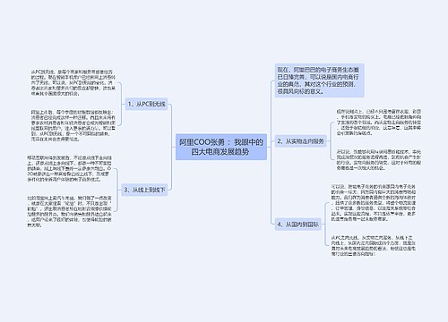 阿里COO张勇 ：我眼中的四大电商发展趋势 