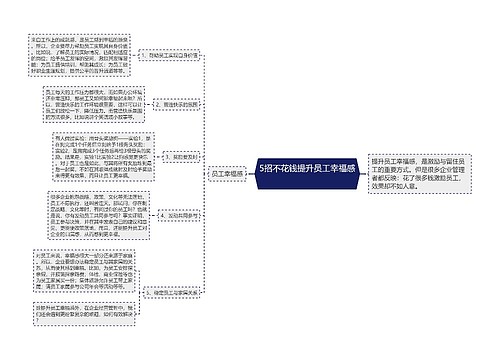 5招不花钱提升员工幸福感 