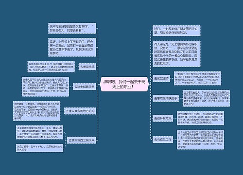 辞职吧，我们一起去干高大上的职业！ 