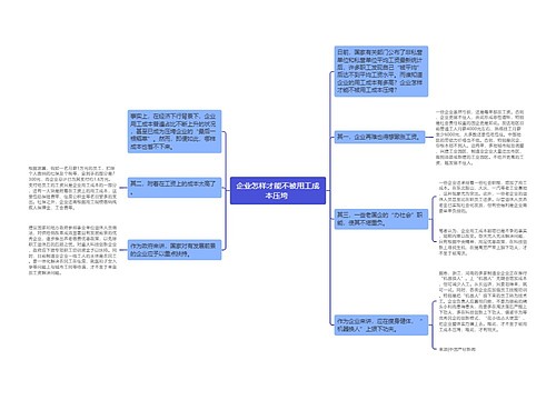 企业怎样才能不被用工成本压垮 