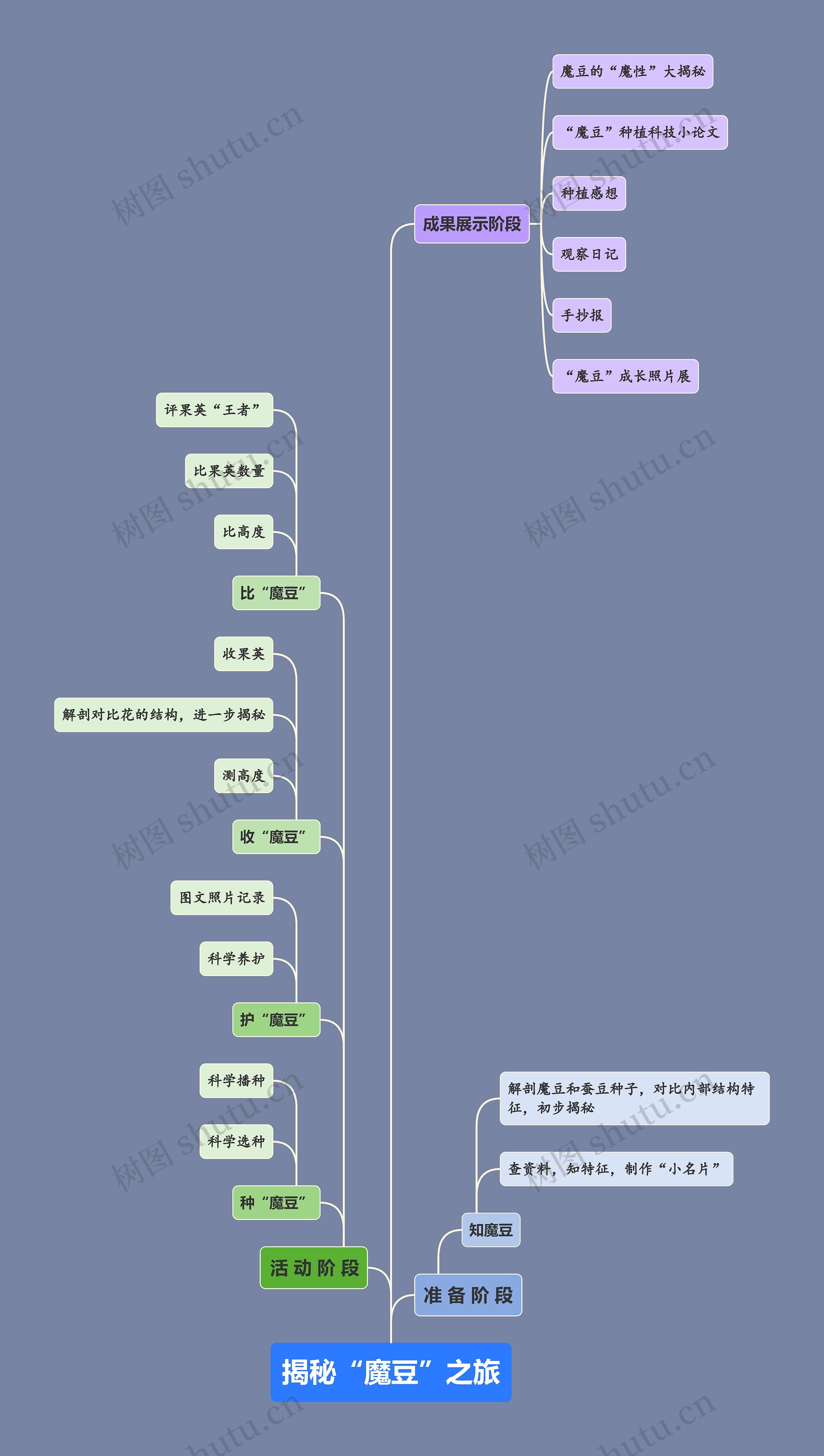 揭秘“魔豆”之旅思维导图高清图 揭秘“魔豆”之旅思维导图