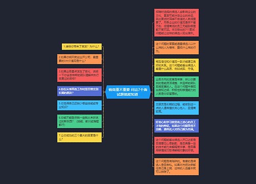 情商重不重要 问这7个面试题就能知道 