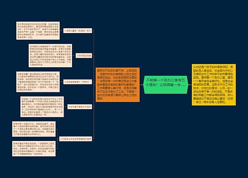 不能第一个到办公室有五大理由！让我再睡一会...... 