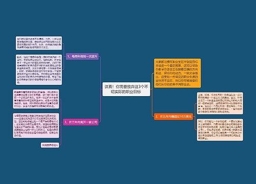 讲真！你需要放弃这3个不切实际的职业目标 