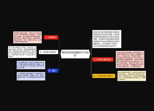 增加你网站流量的5个小技巧 