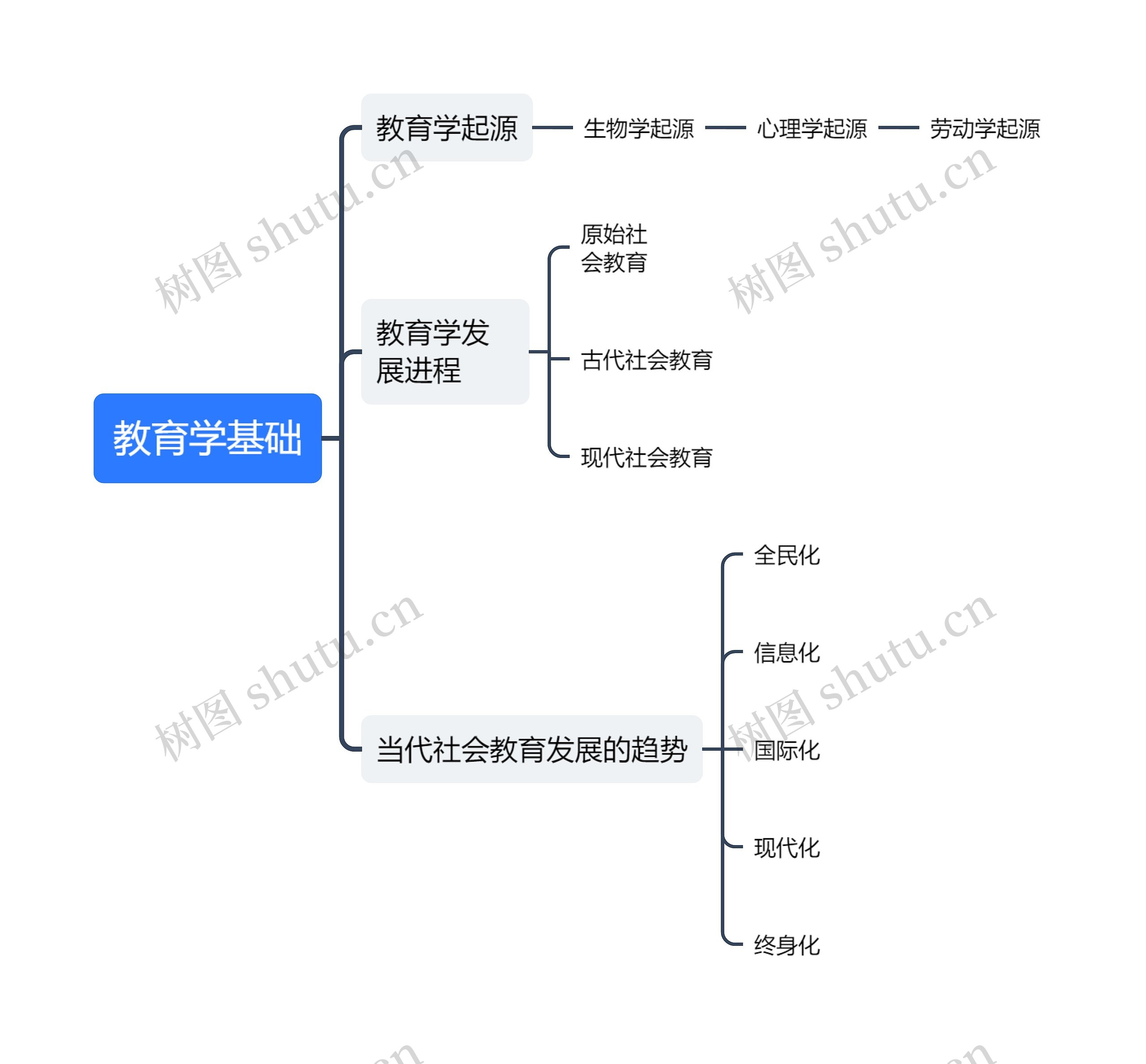 教育学基础思维导图