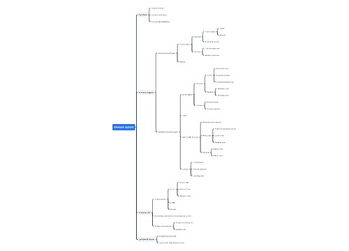 ﻿Immune system思维导图
