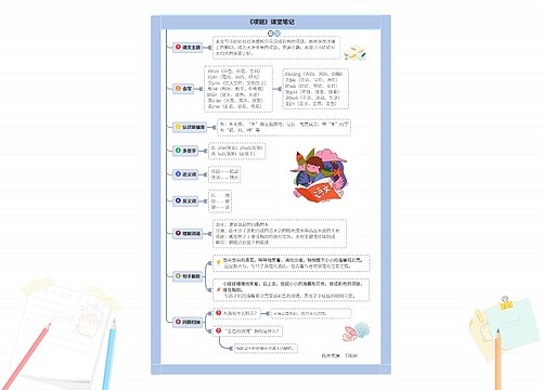 小学语文一年级上册第十一课《项链》课堂笔记