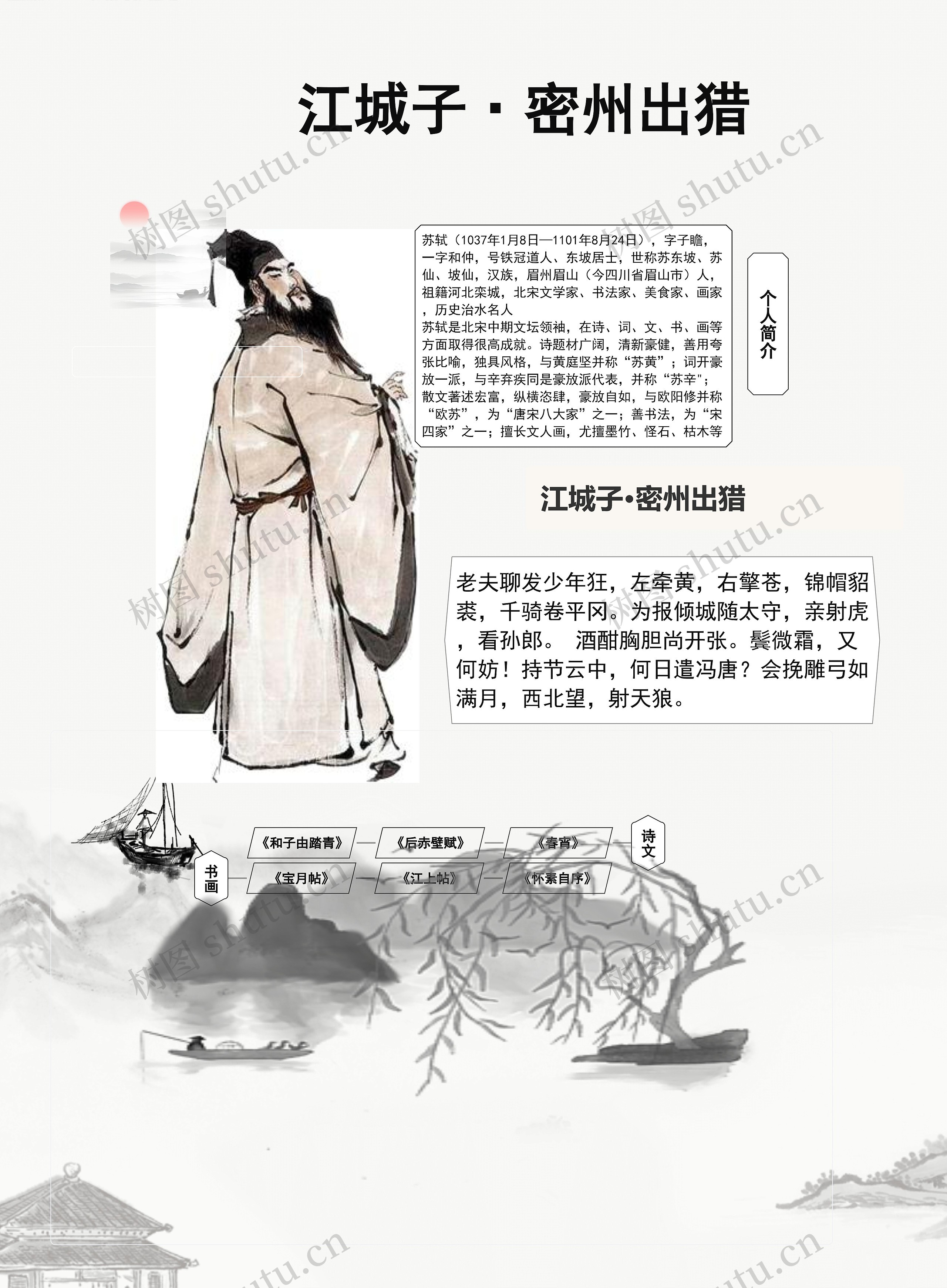 《江城子·密州出猎》诗词赏析 《江城子·密州出猎》诗词赏析