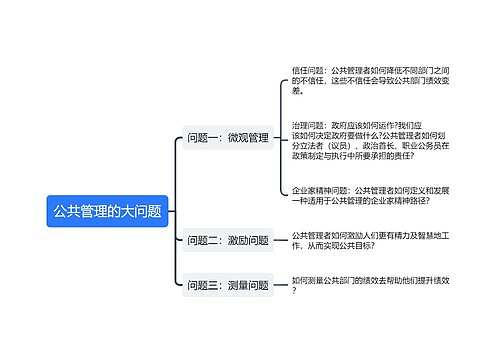 公共管理的大问题