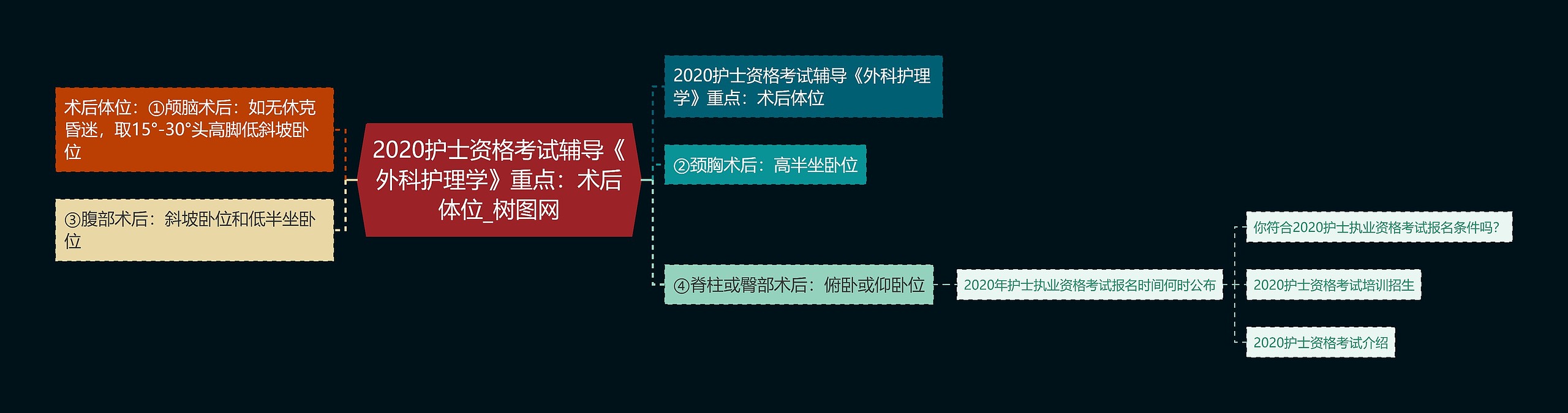 2020护士资格考试辅导《外科护理学》重点:术后体位 2020护士资格考试辅导《外科护理学》重点:术后体位