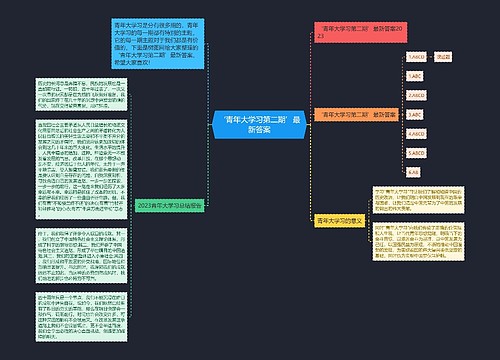 ‘青年大学习第二期’最新答案