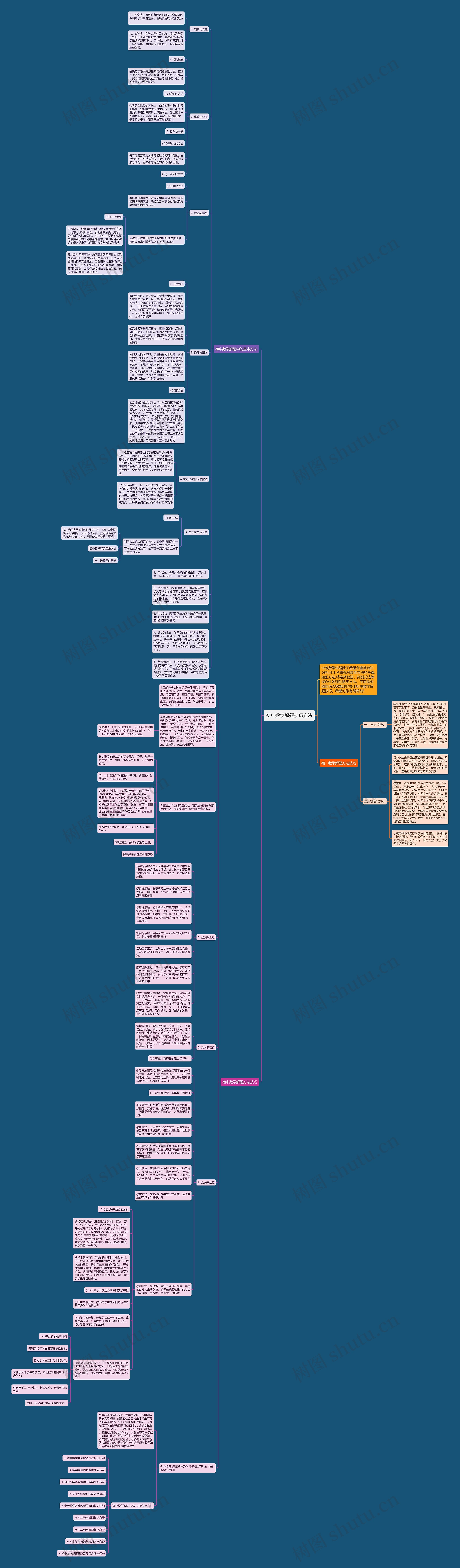 初中数学解题技巧方法 初中数学解题技巧方法