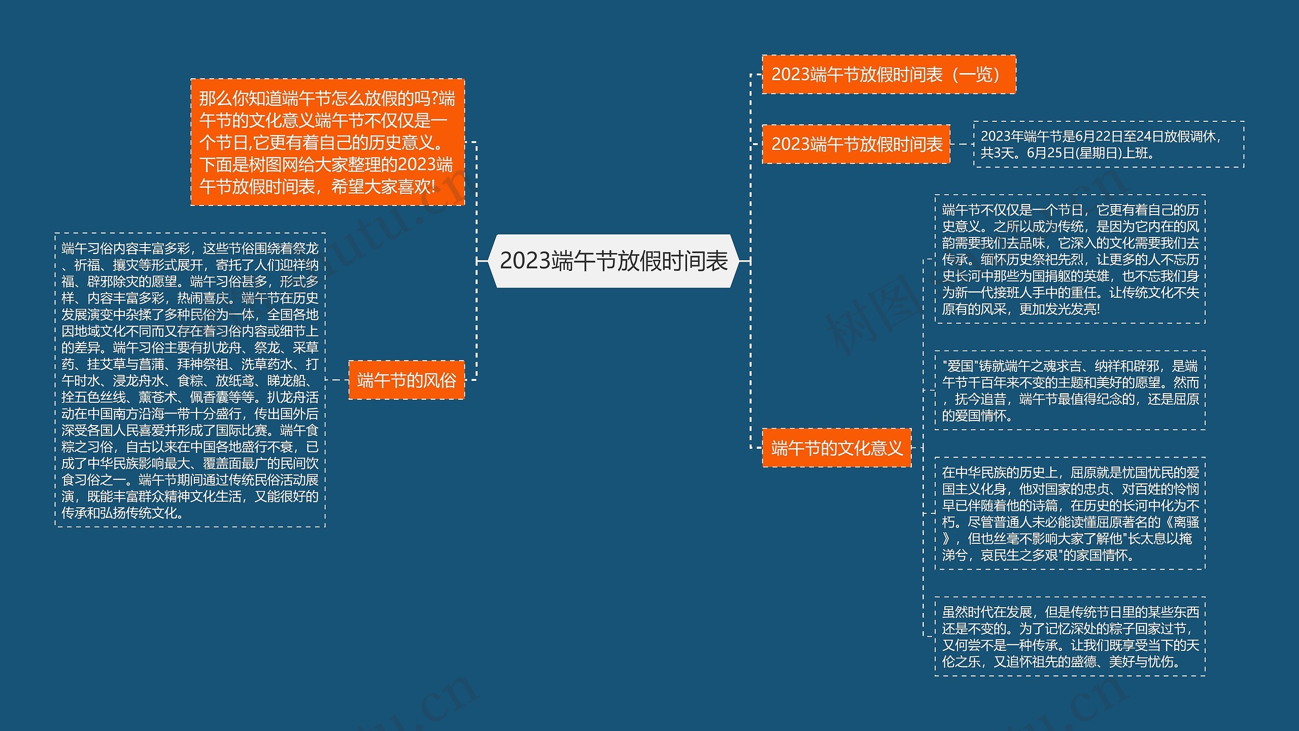 2023端午节放假时间表