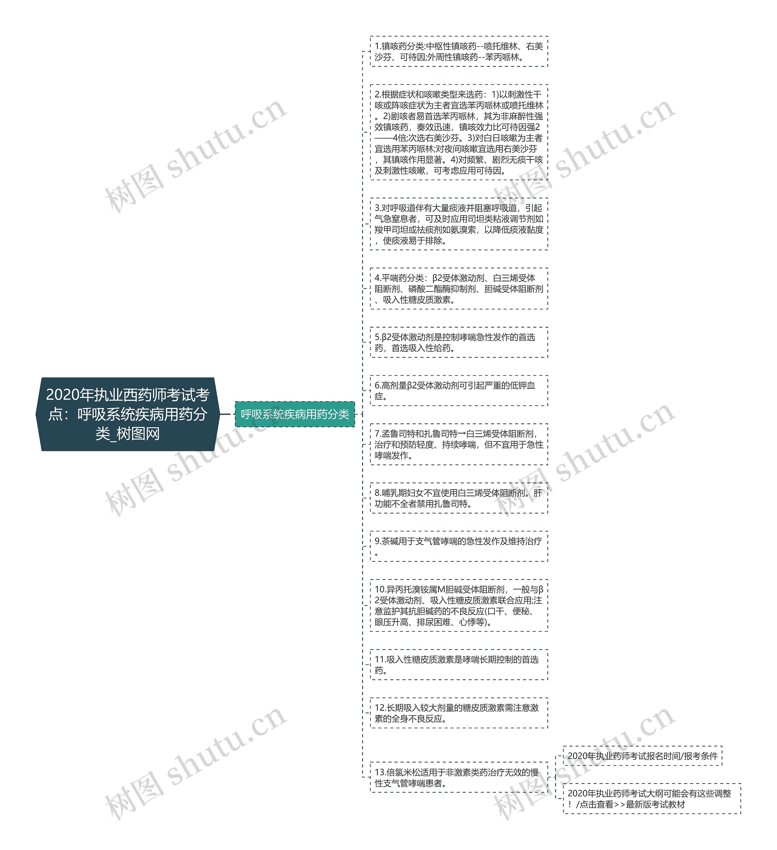 2020年执业西药师考试考点:呼吸系统疾病用药分类 2020年执业西药师考试考点:呼吸系统疾病用药分类