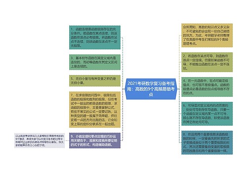 2021考研数学复习备考指南：高数的9个高频易错考点