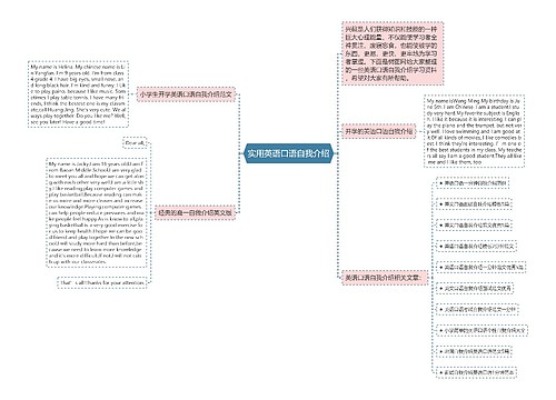 实用英语口语自我介绍