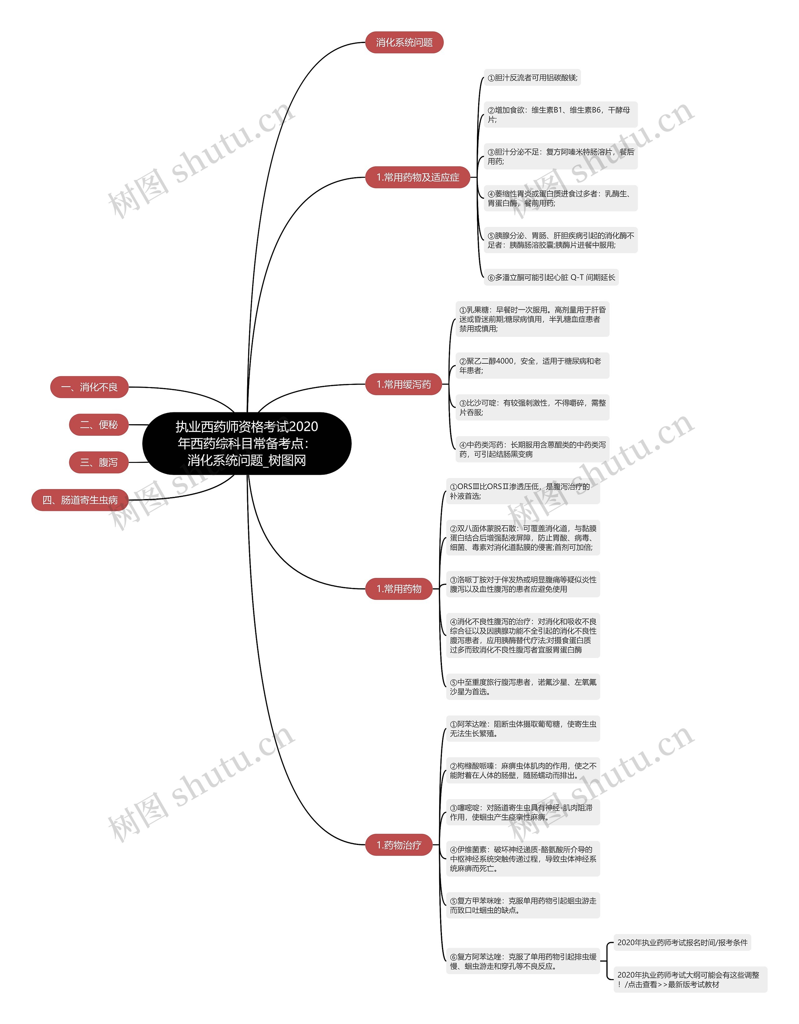 执业西药师资格考试2020年西药综科目常备考点：消化系统问题
