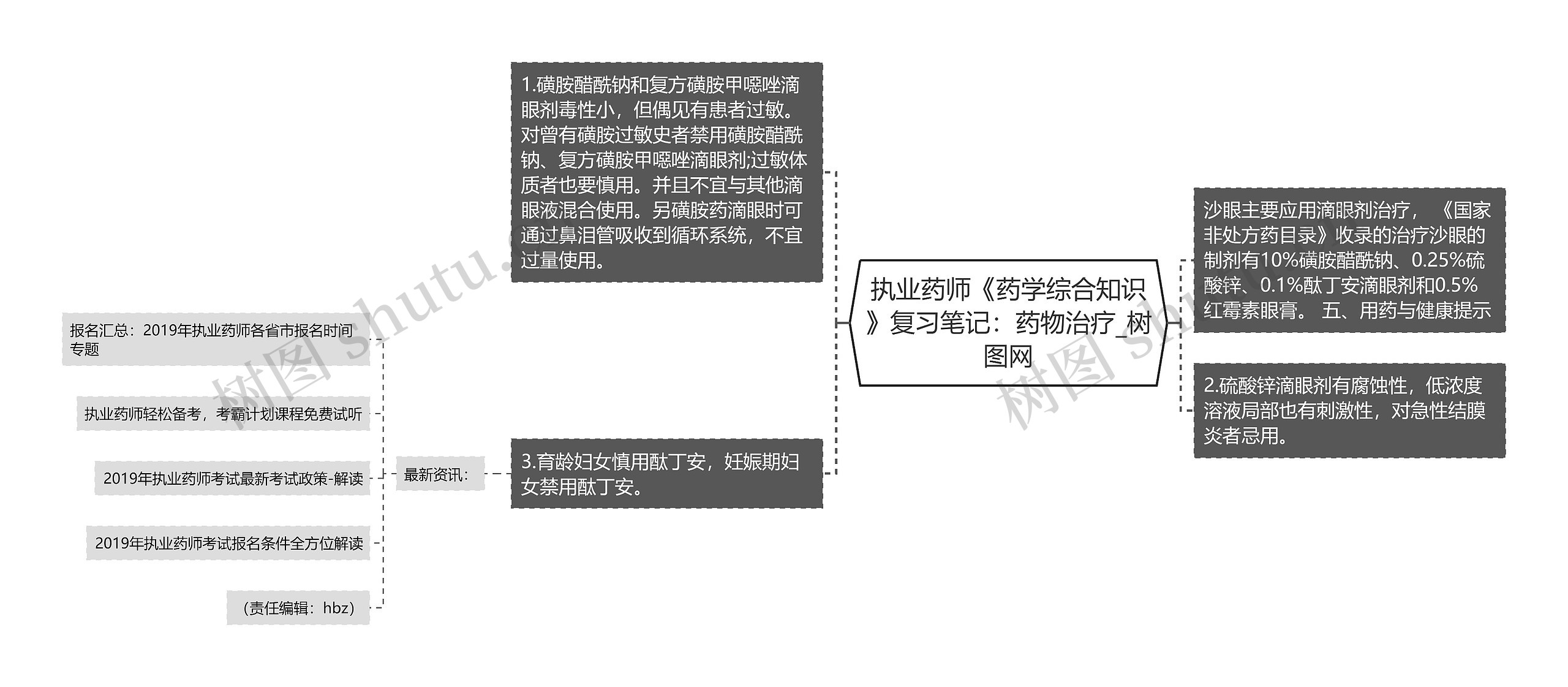 执业药师《药学综合知识》复习笔记：药物治疗思维导图