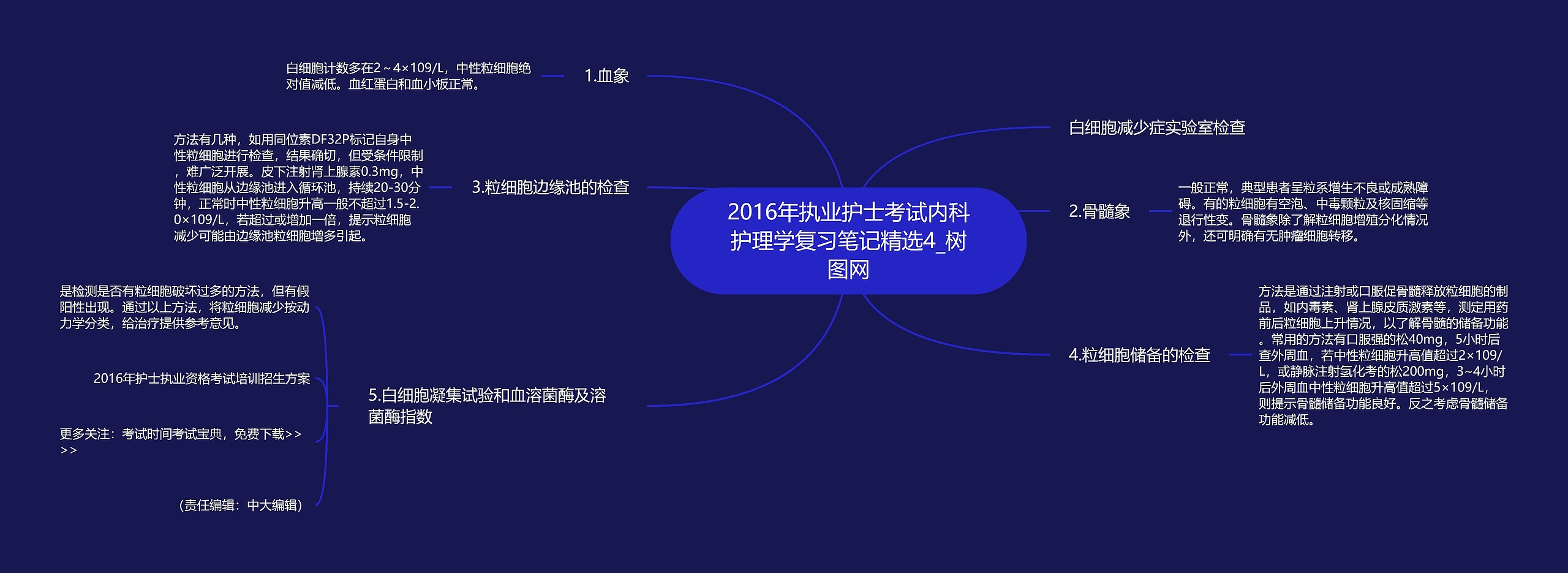 2016年执业护士考试内科护理学复习笔记精选4思维导图