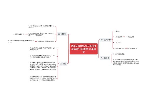 西南交通大学2023新传考研试题440回忆版 点击查看