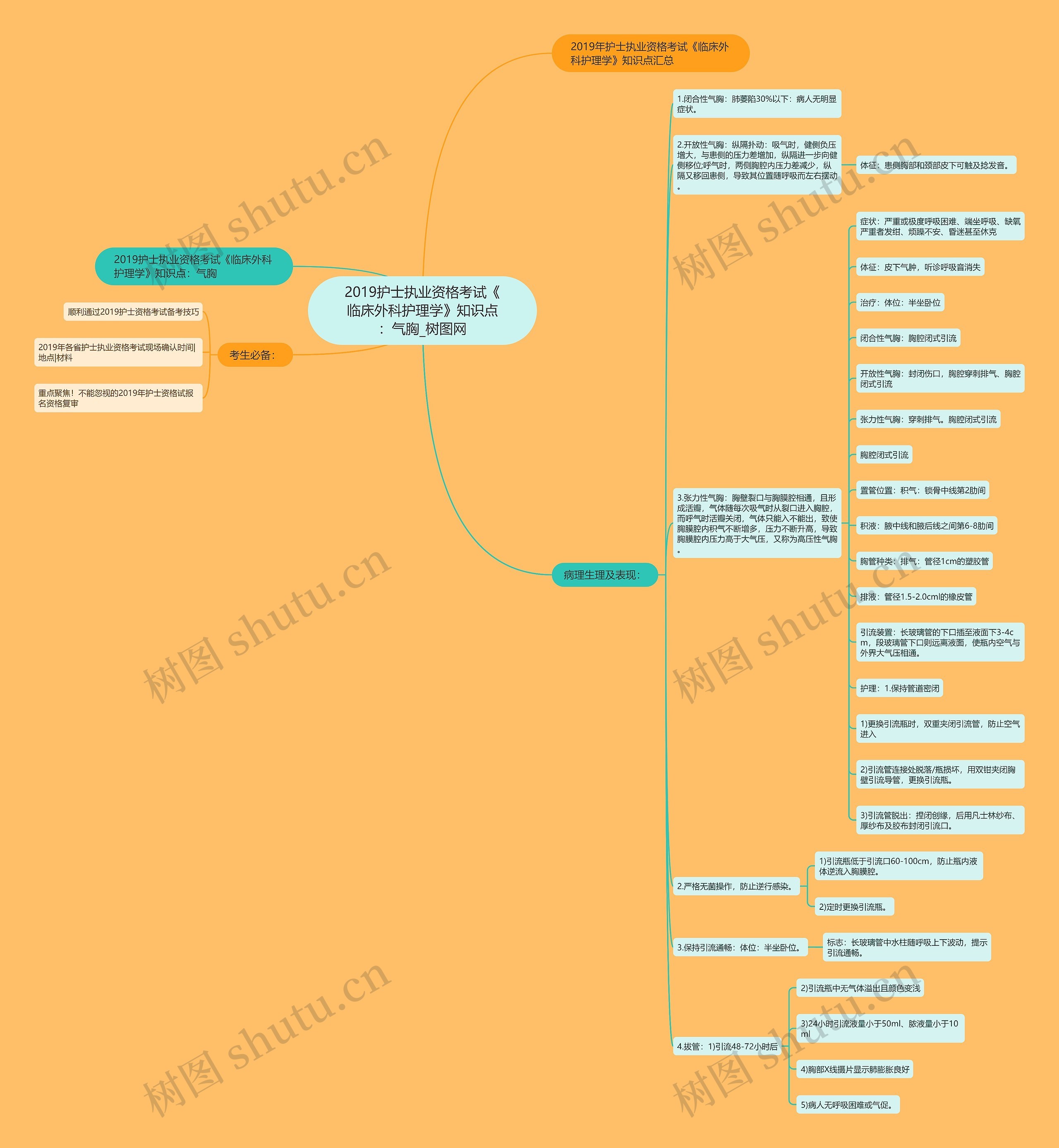 2019护士执业资格考试《临床外科护理学》知识点:气胸 2019护士执业资格考试《临床外科护理学》知识点:气胸