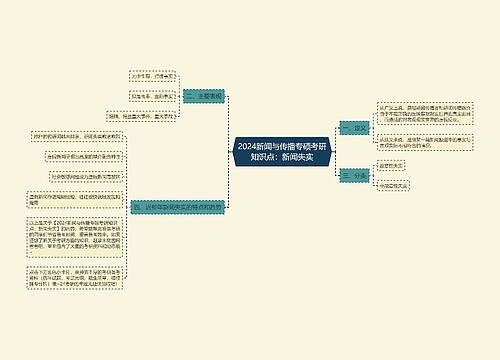 2024新闻与传播专硕考研知识点：新闻失实