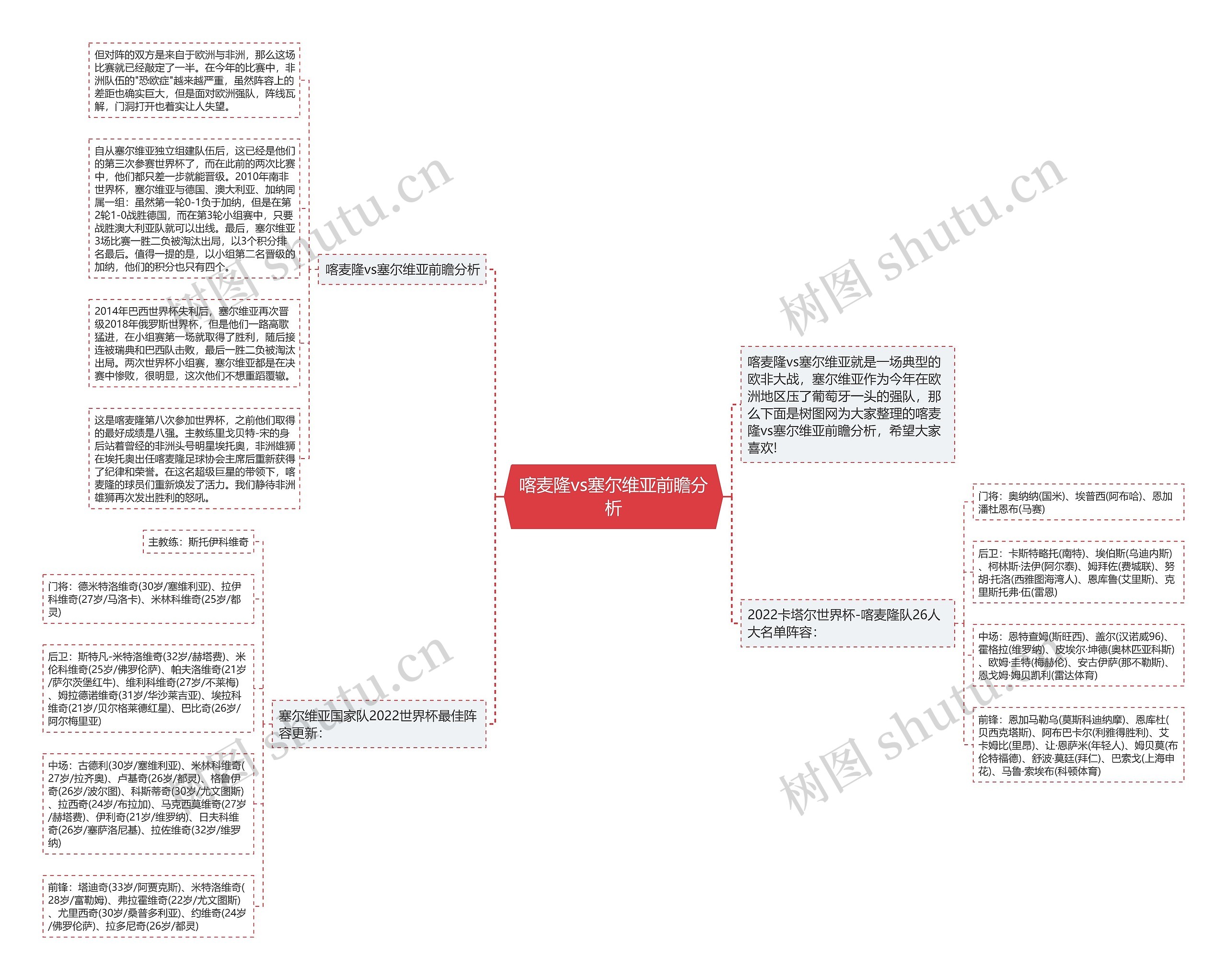 喀麦隆vs塞尔维亚前瞻分析