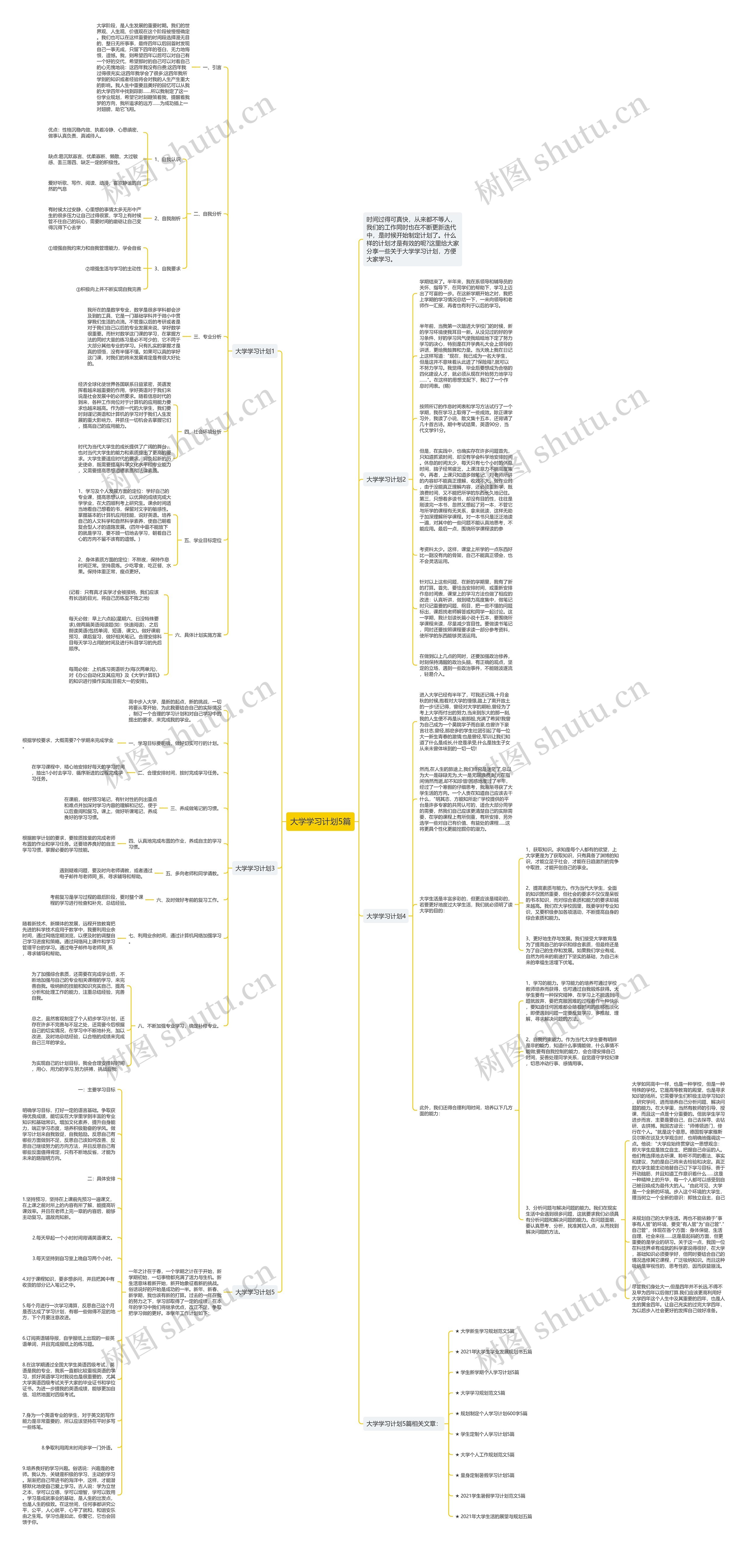 大学学习计划5篇