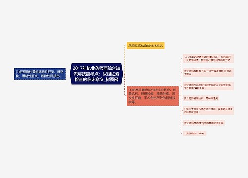 2017年执业药师西综合知识与技能考点：尿胆红素检查的临床意义