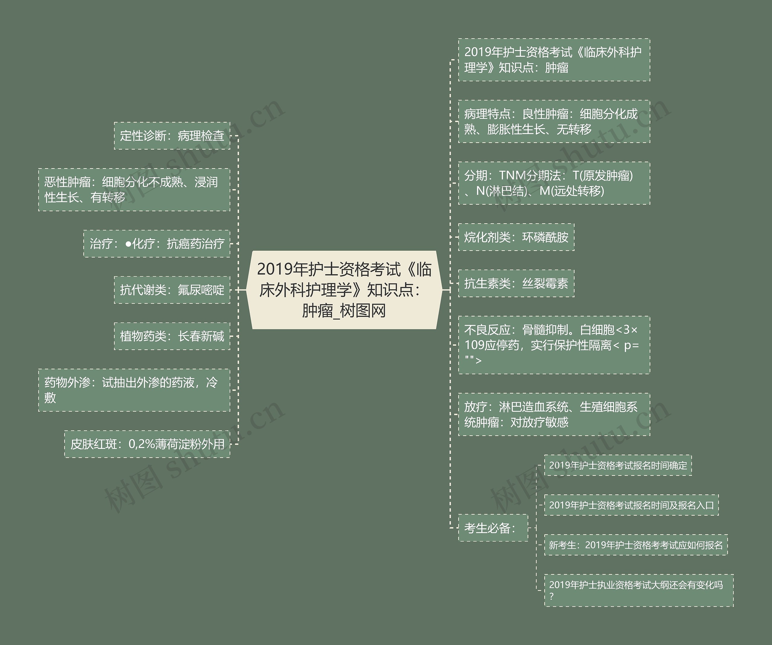 2019年护士资格考试《临床外科护理学》知识点:肿瘤 2019年护士资格考试《临床外科护理学》知识点:肿瘤