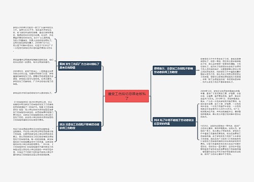 遭受工伤后切忌跟老板私了