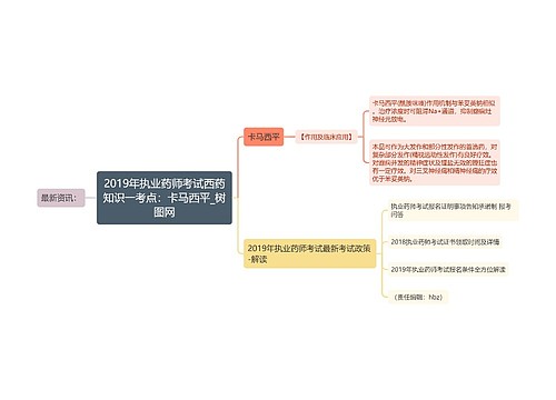 2019年执业药师考试西药知识一考点：卡马西平