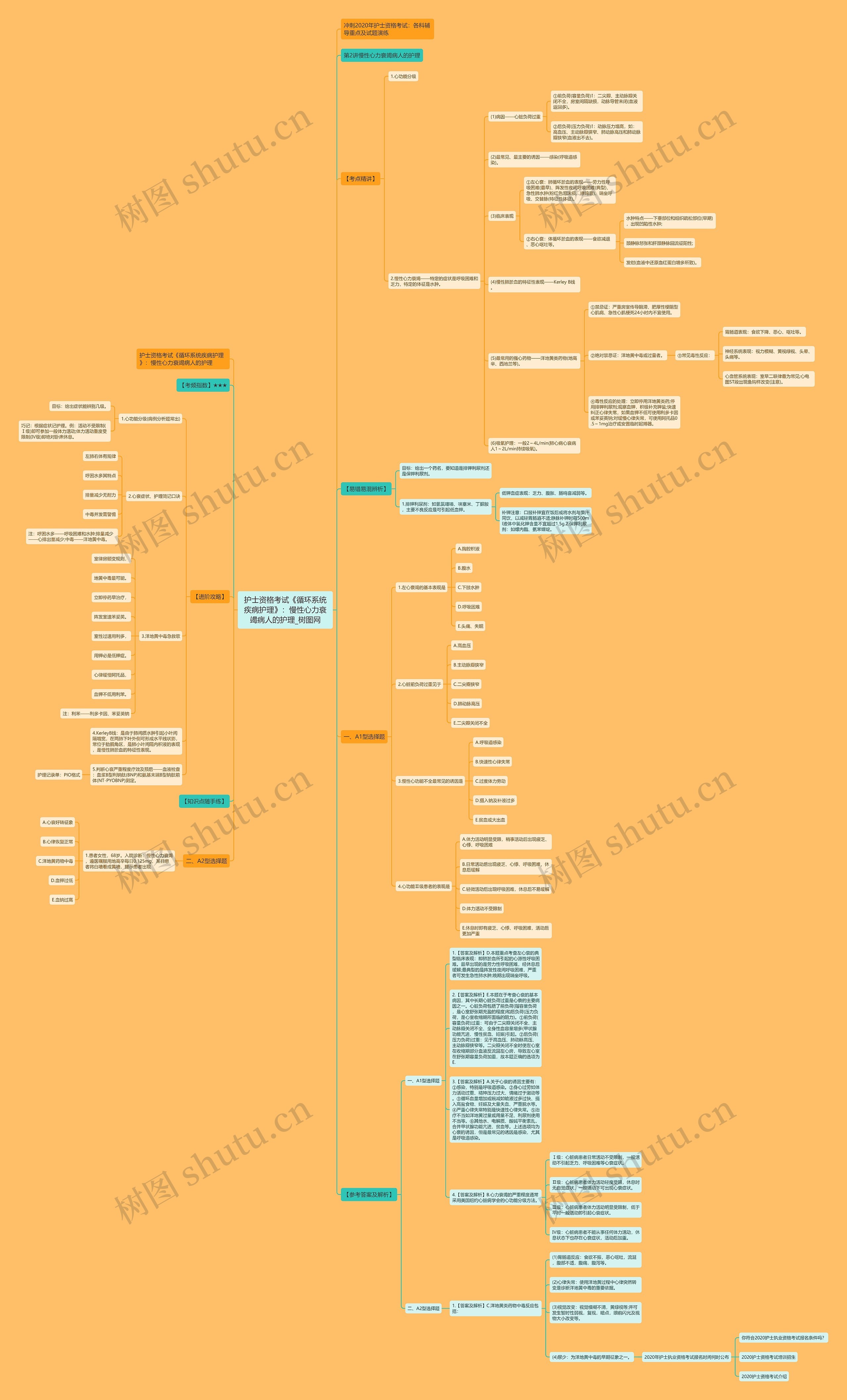 护士资格考试《循环系统疾病护理》:慢性心力衰竭病人的护理 护士资格考试《循环系统疾病护理》:慢性心力衰竭病人的护理